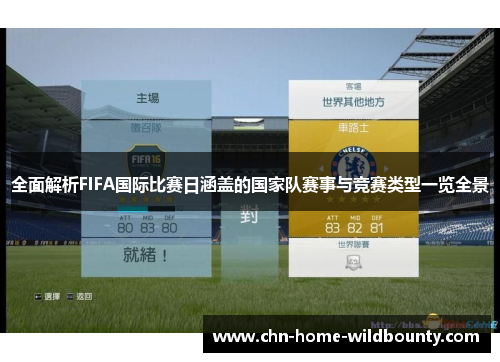 全面解析FIFA国际比赛日涵盖的国家队赛事与竞赛类型一览全景